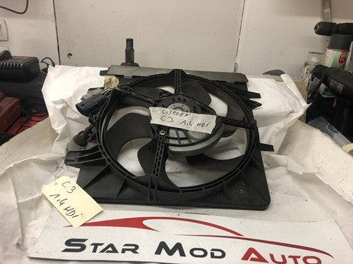 ventilateur moteur Citroën c3 1.4 hdi 2006