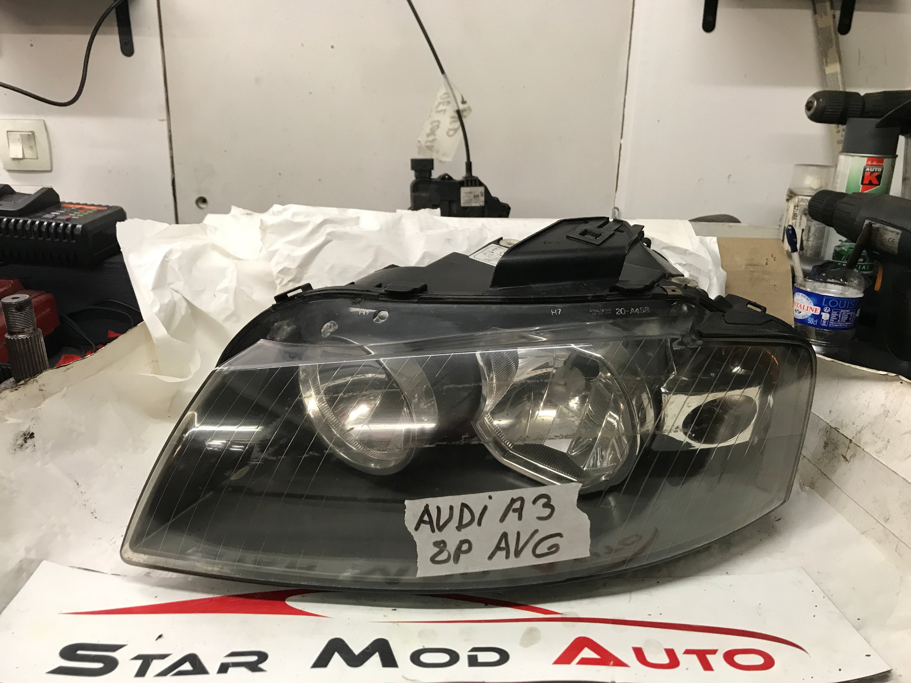 phare avant gauche Audi a3 8p année 2006
