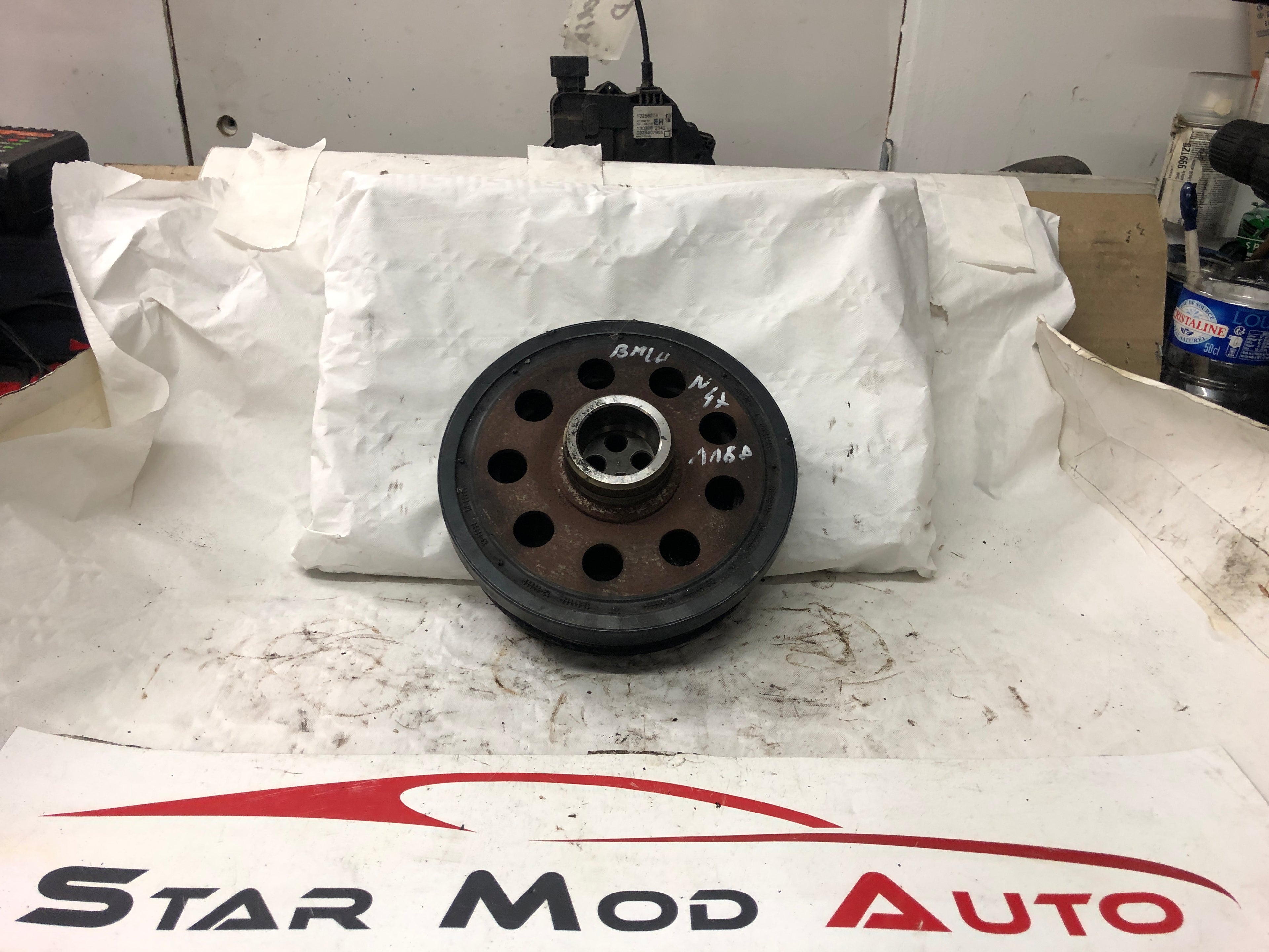 poulie d ampère Bmw série 1 2.0 d n47  année 2008
