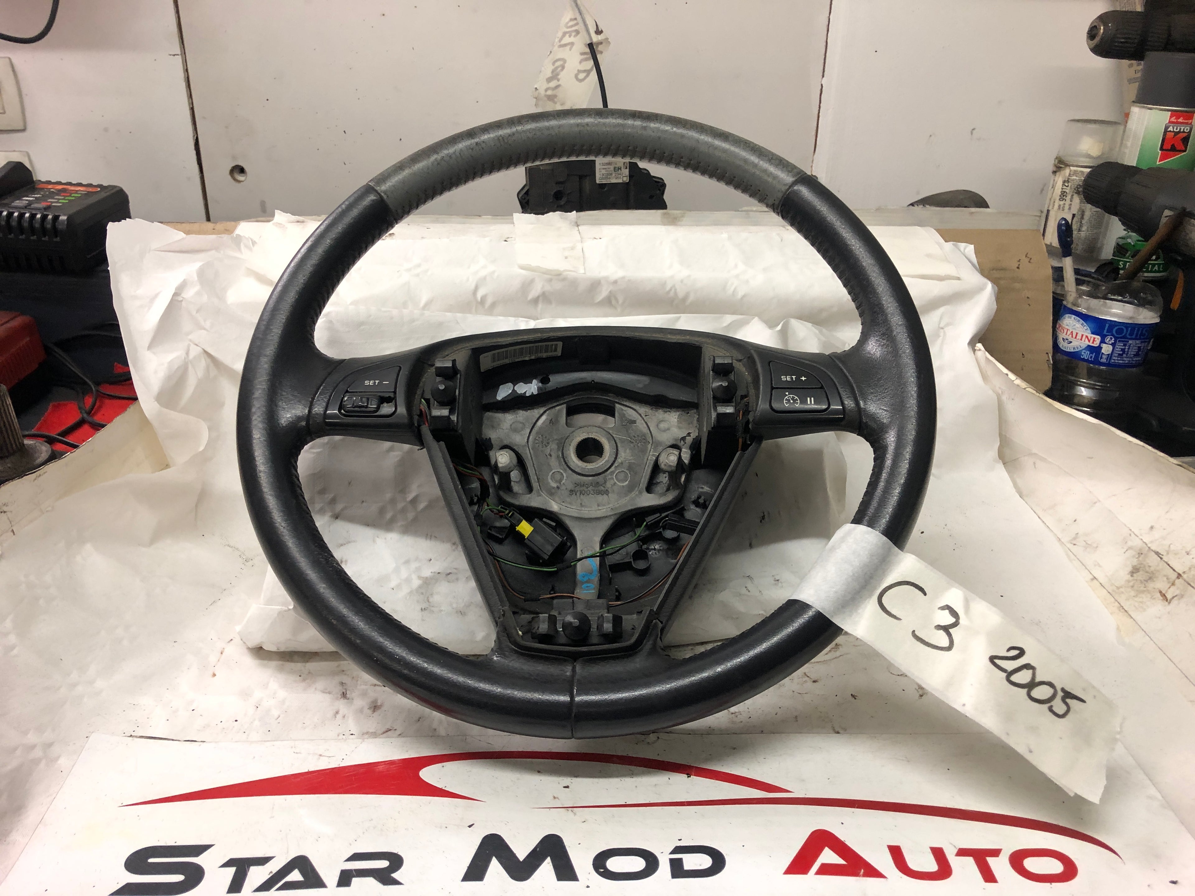 volant de direction Citroën c3 phase 1 exclusive année 2005