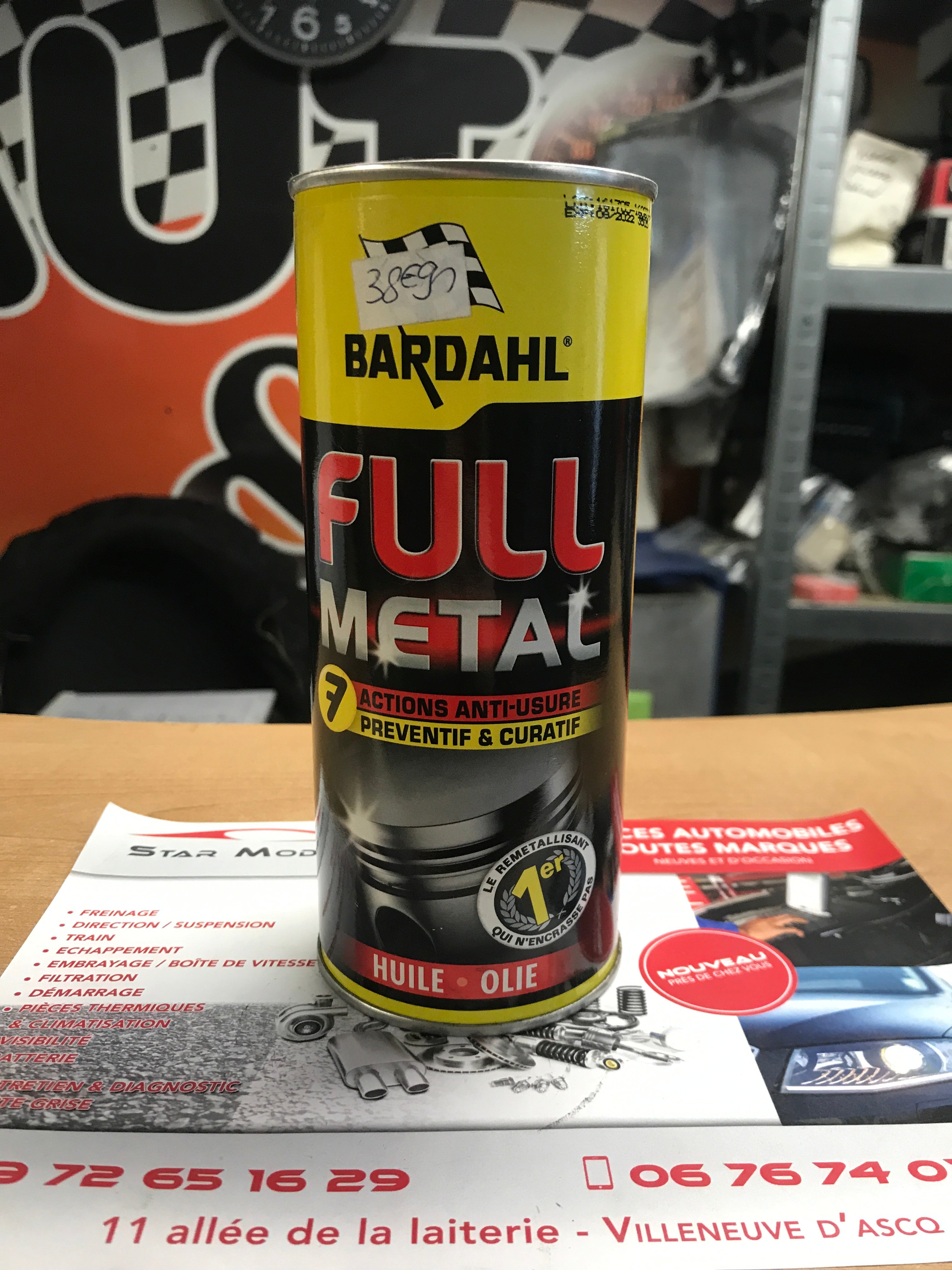 full métal bardahl préventif curatif moteur oïl tout moteur