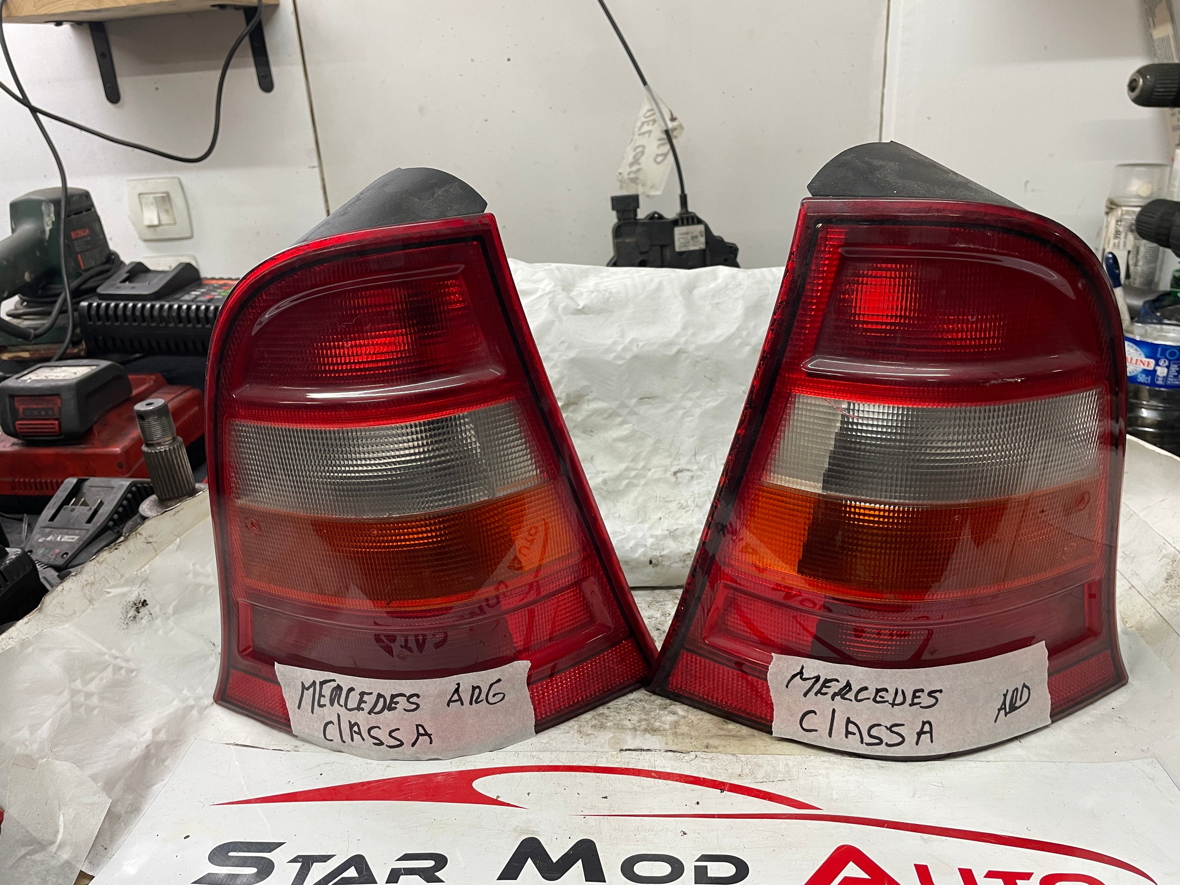 feux arrière gauche arrière droit Mercedes class a phase 1 année 2001