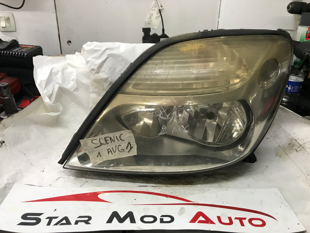 phare avant gauche Renault Megane Scénic  phase 1 année 2002
