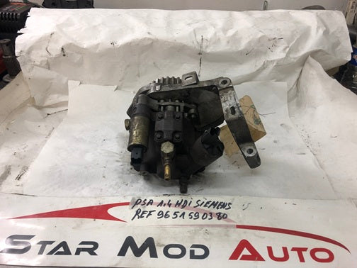 pompe injection Peugeot Citroën 1.4 hdi siemens réf 9651590380