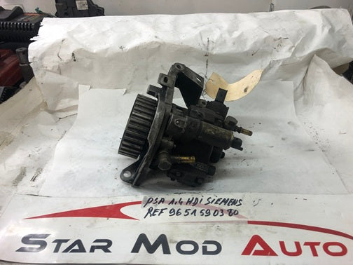 pompe injection Peugeot Citroën 1.4 hdi siemens réf 9651590380
