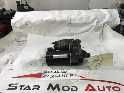 démarreur Peugeot Citroën 1.6 hdi réf 9640825280