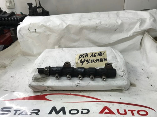 rampe injection Peugeot Citroën 1.6 hdi 90 cv Bosch réf 9654592680