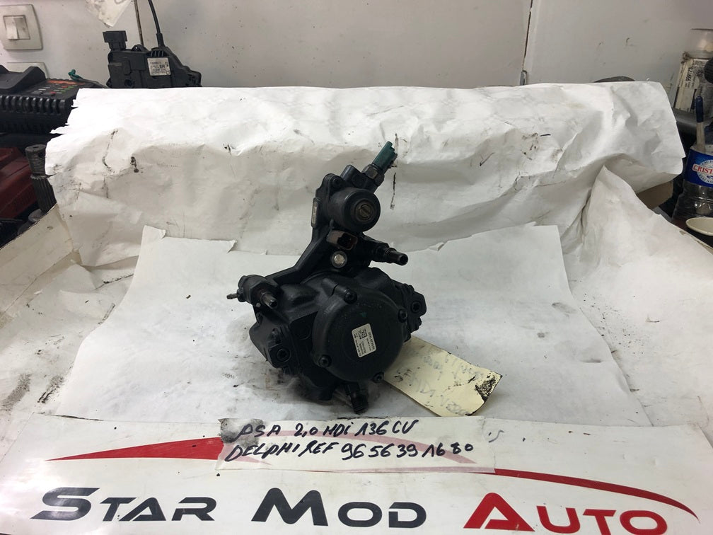 pompe injection Peugeot Citroën 2.0 hdi 138 cv Delphi réf 9656391680