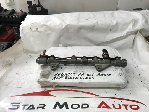 rampe injection Renault 1.9 dci Bosch réf 8200620689