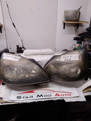phares avant gauche avant droit Renault Clio 2 phase 2 année 2005