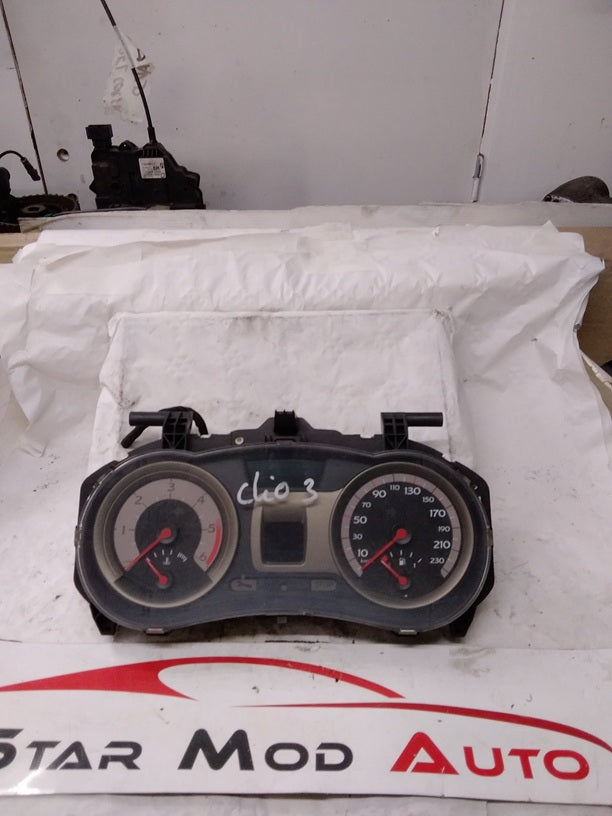 compteur kilométrique de vitesse Renault Clio 3 1.5 dci année 2006