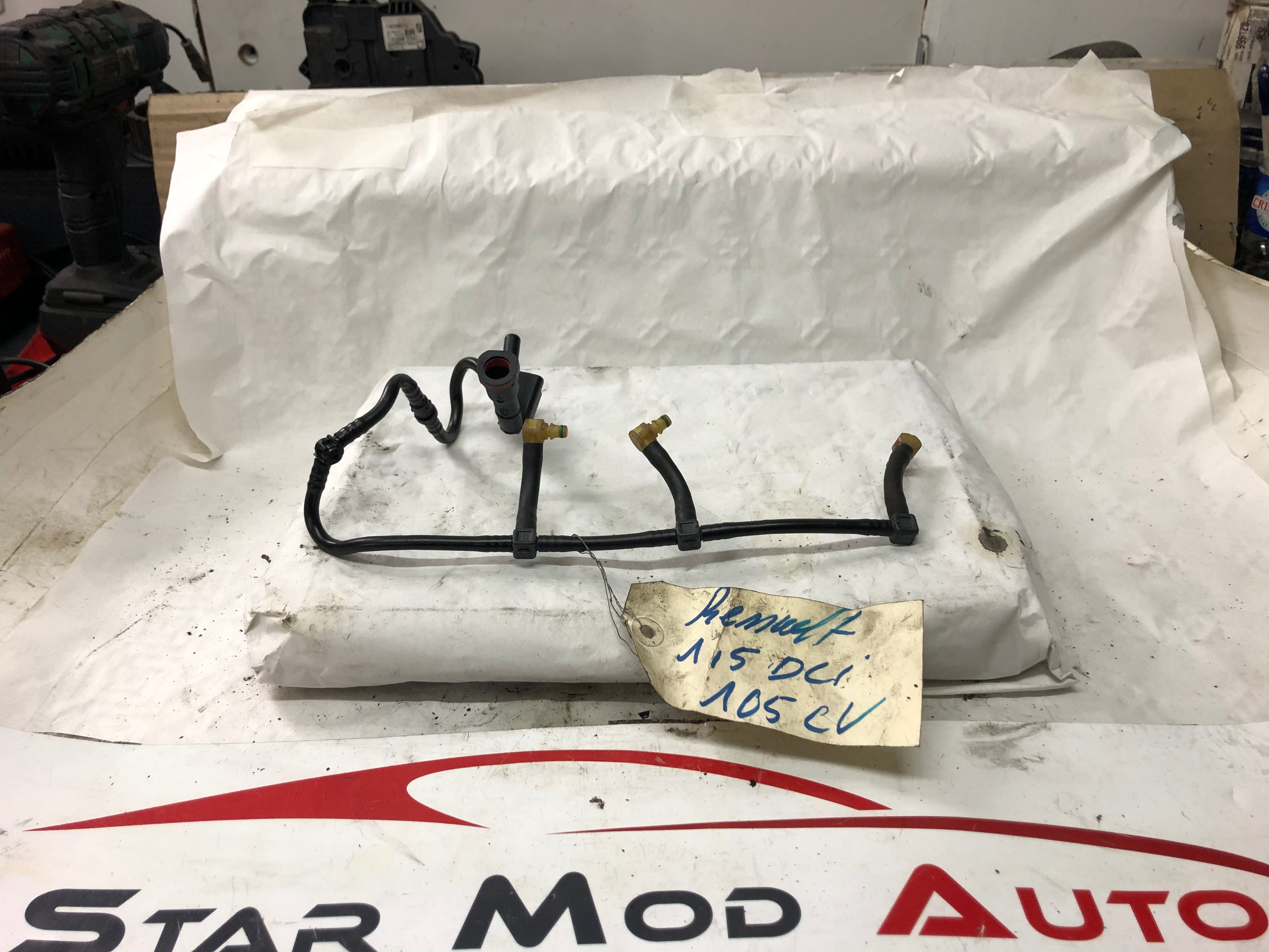 tuyaux de retour injecteur Renault 1.5 dci 105 cv