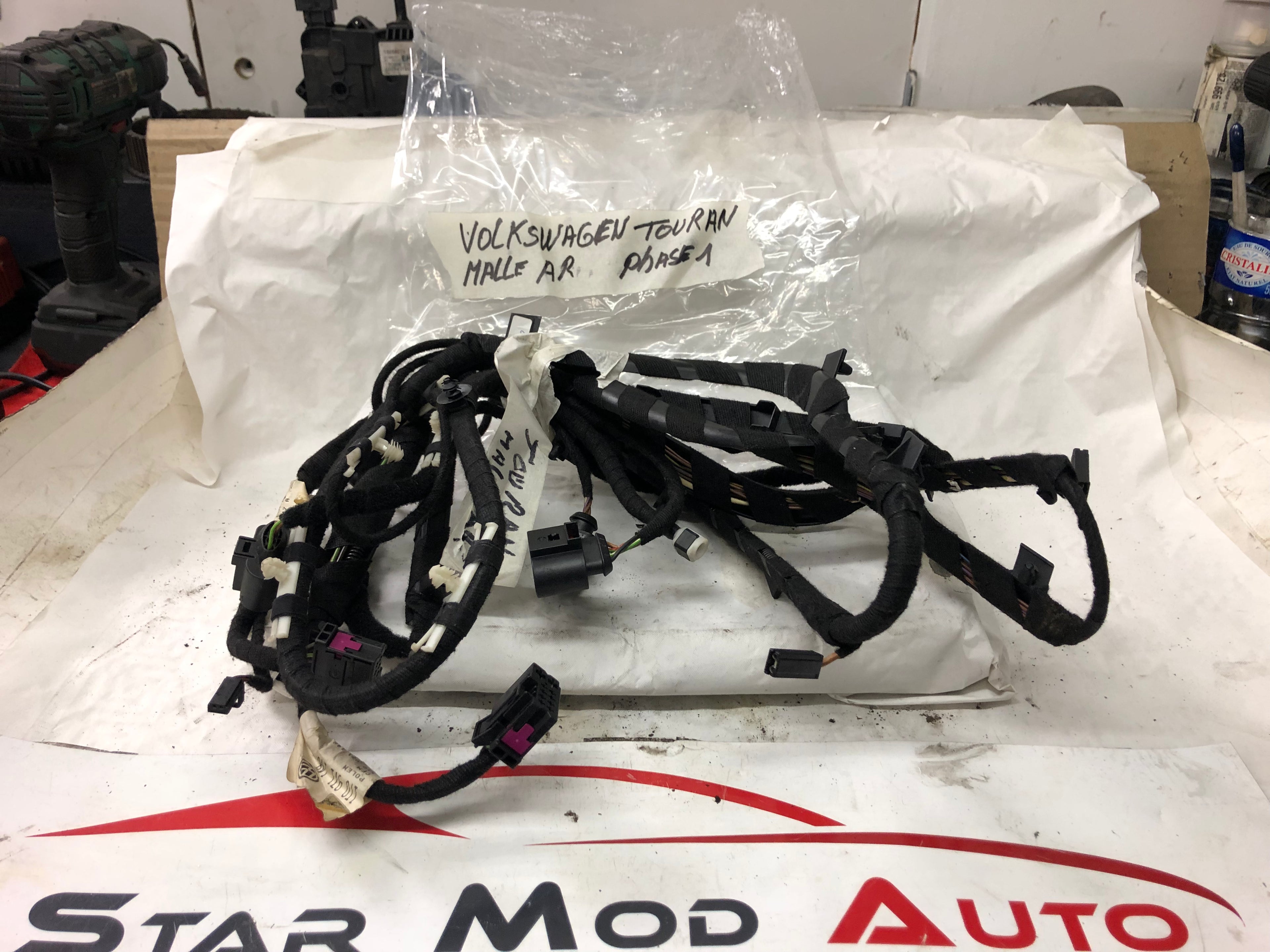 faisceaux électrique malle arrière Volkswagen Touran année 2005